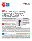 Ultra-high Accuracy, Precision, and Resolution Micro 3D Printed Medical Device Manufacturing