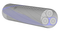 3D Modeling of Armor Losses in High-Voltage Cables