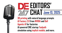 DE Editors’ Chat: 3D Printing from Natural Language Prompts, AI Copilots in Factories, More