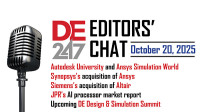 DE Editors’ Chat: AU, Ansys Simulation World, Market-Changing Acquisitions, Preview of the DE Summit, and More