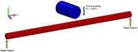 Transient Dynamic Impact Solutions Dropped Mass Impacting Beam Mid-Span