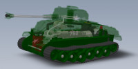 Objet Prints Toy Tank from Desktop Engineering’s Cubicle Design Contest